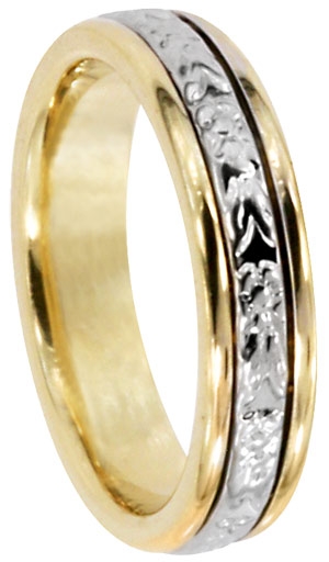 14K Two tone gold